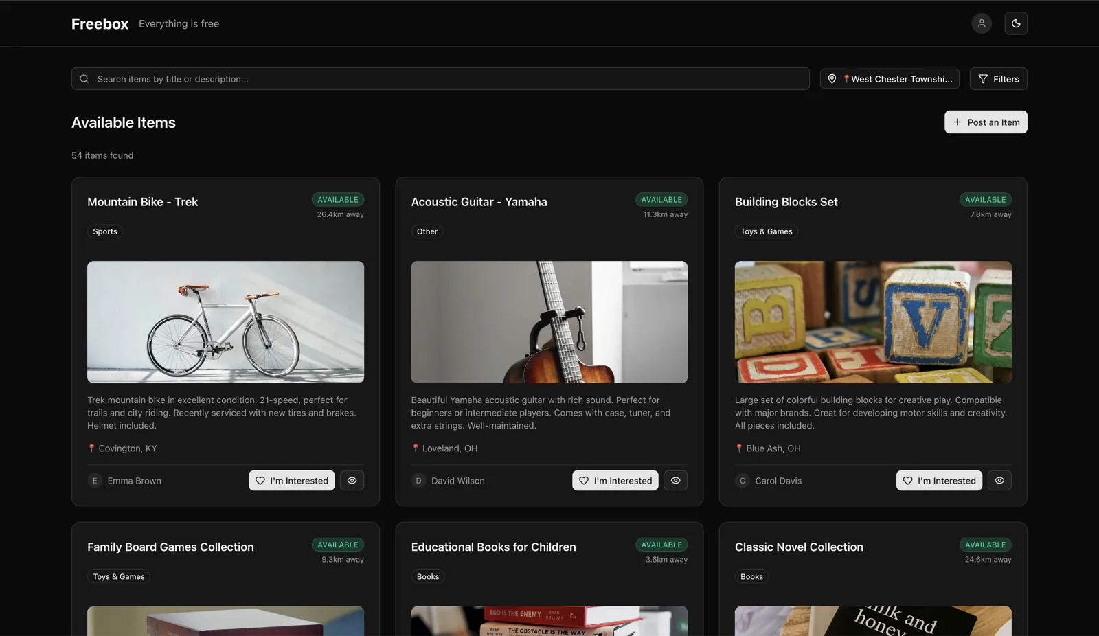 Freebox screenshot